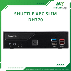 Máy tính mini Shuttle XPC slim DH770 trước