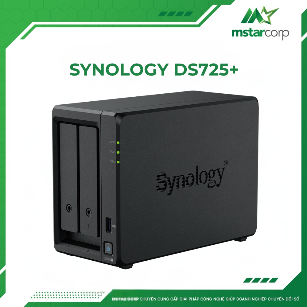 Thiết bị lưu trữ NAS Synology DS725+