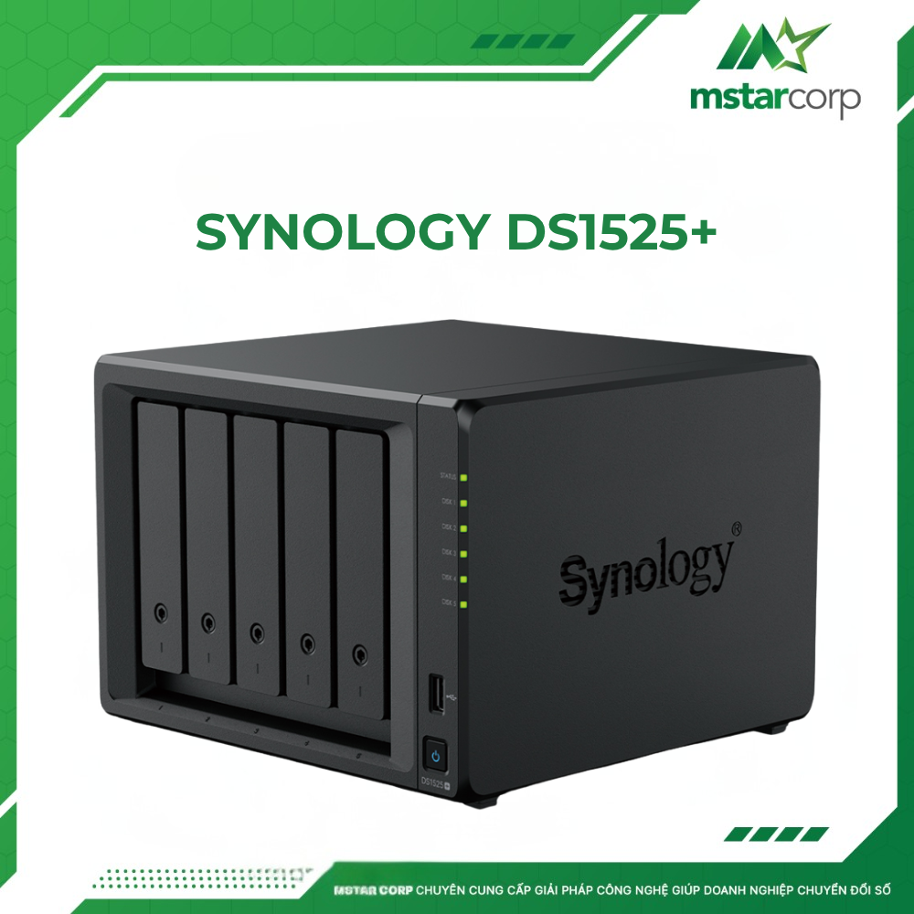 Thiết bị lưu trữ NAS Synology DS1525+