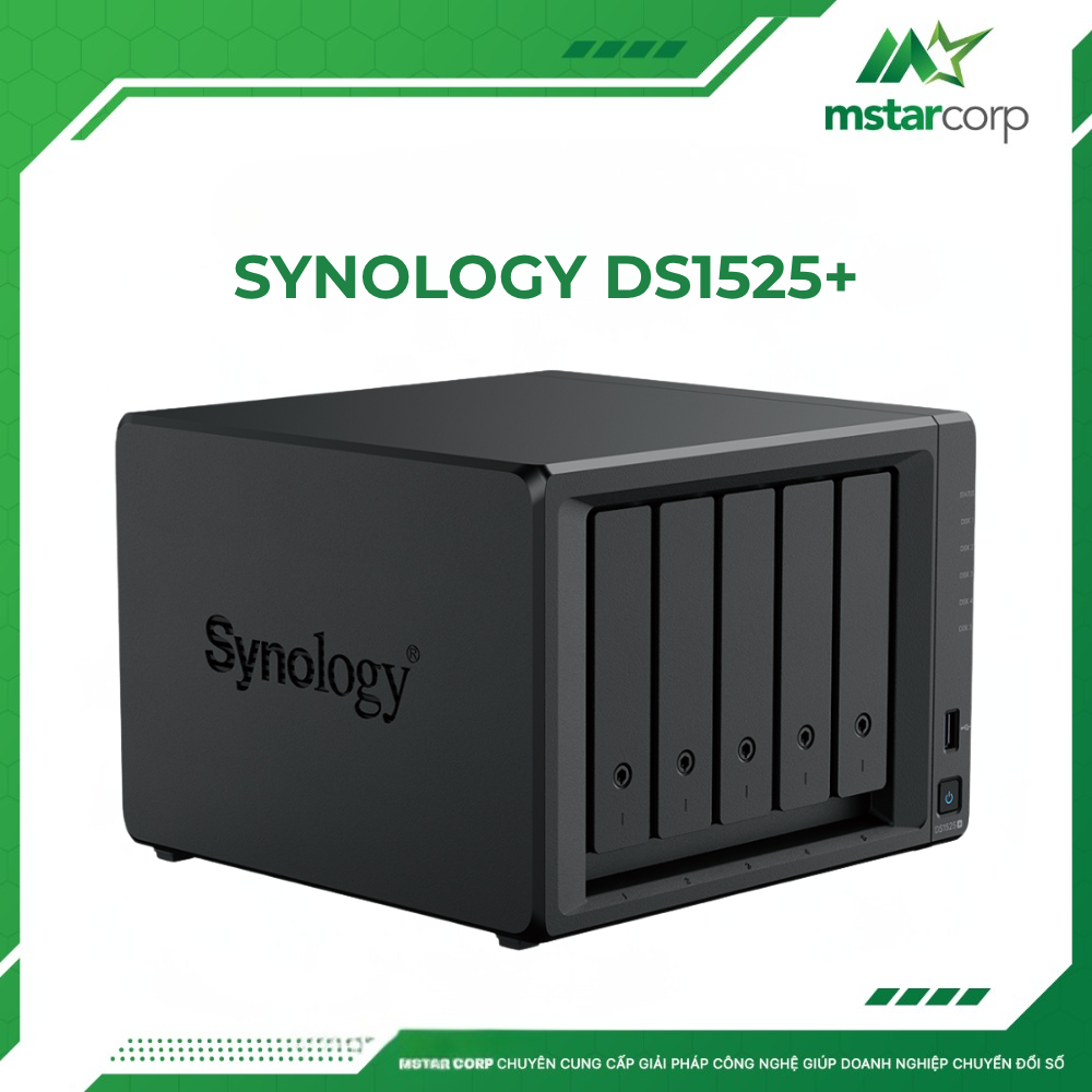 Thiết bị lưu trữ NAS Synology DS1525+ - Ảnh 6