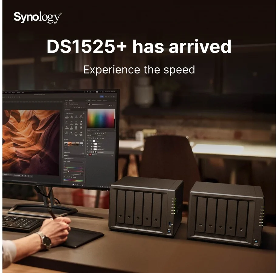 Thiết bị lưu trữ NAS Synology DS1525+