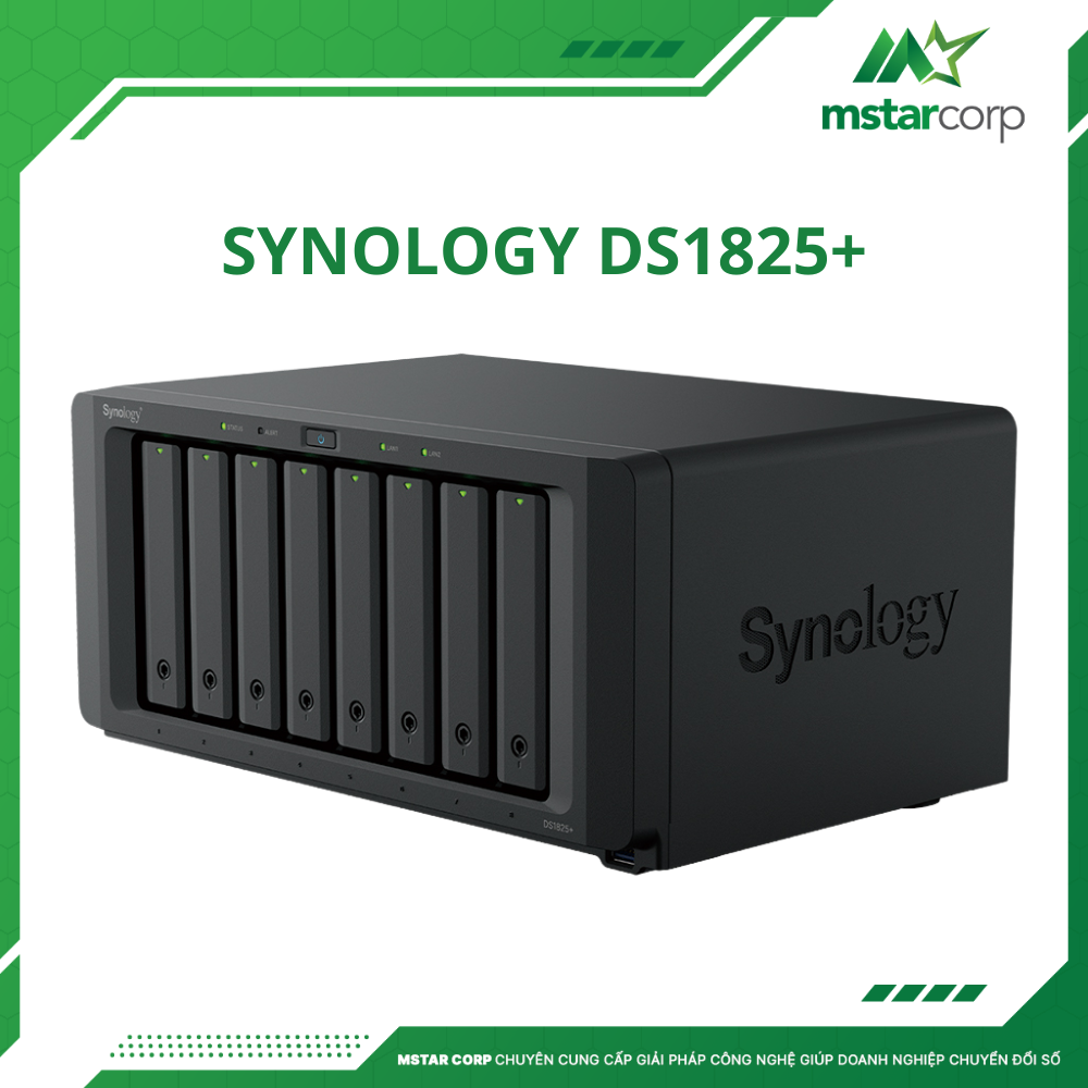 Synology DS1825+: NAS 8 Khay