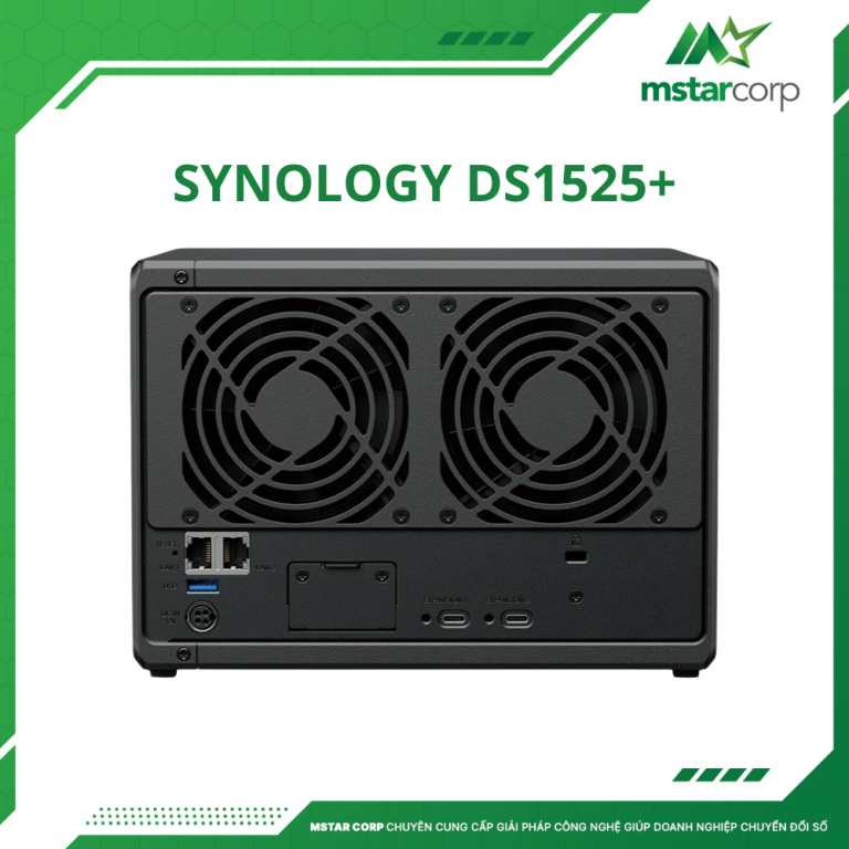 Synology DS1525+: NAS 5 Khay Mở Rộng Đến 15 Khay