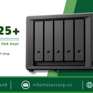 Synology DS1525+: NAS 5 Khay Mở Rộng Đến 15 Khay