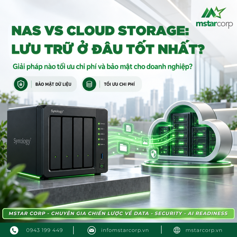 NAS hay Cloud Storage: doanh nghiệp nên lưu dữ liệu ở đâu?